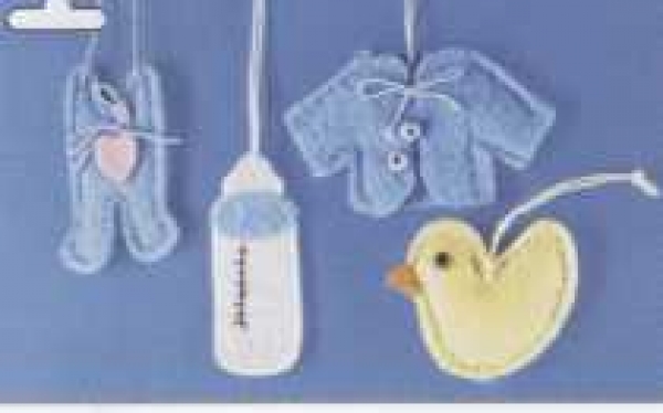 Dekoartikel Baby blau